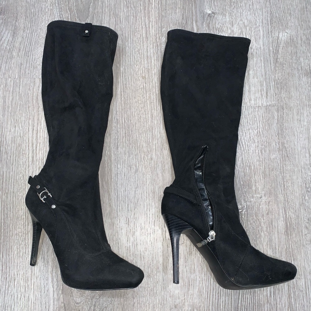 Guess Black High Heeled Boots